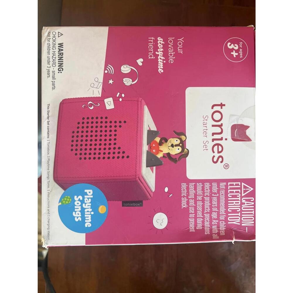 Toniebox 1 Audio Player Starter Set with Playtime Puppy - Pink